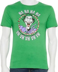 Joker Batman Christmas Holiday Character T Shirt Green Men’s Large New