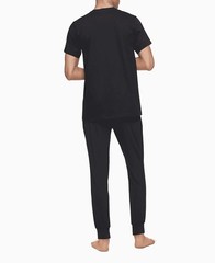 3-Pack of Calvin Klein Men’s 100% Cotton Classic Fit Crew Neck T-Shirts in Black