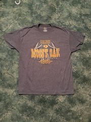 Mossy Oak Men’s Hunting T Shirt Size XL Grey Distressed Antler Logo Graphic
