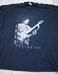 Vintage 2000s Jaco Pastorius Shirt Tee XXXL Gear Inc Jazz Bass Y2K Miles Davis