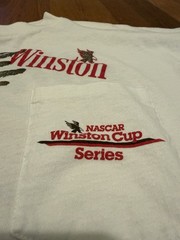 1990s Vintage NASCAR Winston Racing Men’s T-Shirt Size XL Long Sleeve