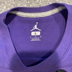 2012 NWT Nike Air Jordan Retro 11 Concord Jumpman Tuxedo T-shirt Size L *SEE PIC