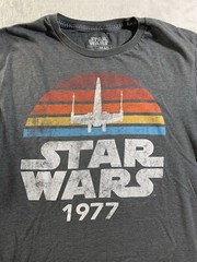 Star Wars 1977 Official Mens T-Shirt Size L