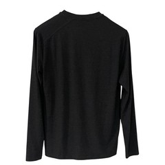 Free Fly Mens Bamboo Flex Henley Long Sleeve Shirt Gray Gorpcore Baselayer M