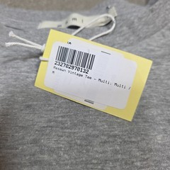 MNML minimal Re Sewn Vtg T multi Grays cuts on side hems Medium Purple Blue