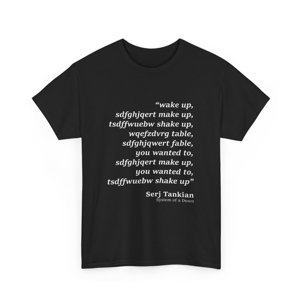 Wake Up T-Shirt – Make Up, Shake Up, Table .. Shake Up Shirt – Wake Up Tee