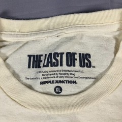 The Last of Us TV Show T-Shirt Men’s XL White Black Graphic Ripple Junction