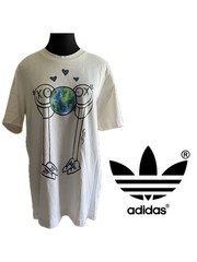 Adidas x Andre Saraiva Mr A Casual Earth Cream Tee Graphic 100% Organic Cotton M