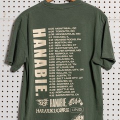 Hanabie Japanese Metal Band Concert Music T Shirt Size Medium Measures 20×28