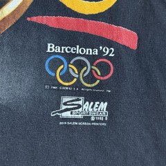 Vintage 1992 Barcelona Olympics USA Basketball Tshirt Single Stitch Size Large