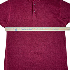 L.L.Bean Mens Two-Layer River Driver’s Henley Shirt L Wool Blend Base Layer Hike