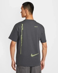 Men’s Nike Sportswear Max90 Swoosh Sport T-Shirt – Gray Volt HQ9262 060