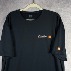Quiksilver T-Shirt Mens XXXL Black Waterman Performance Bamboo Charcoal Surfer