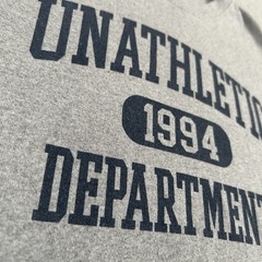 Brisco Brands T-Shirt Men’s Small Gray Unathletic Department Graphic Tee Crew
