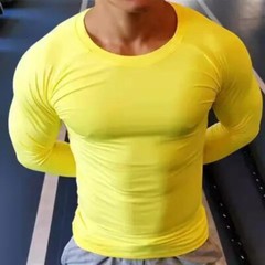 Men’s Women’s Long Sleeve Performance Moisture Wicking T-Shirt Sports Fitness