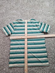 Felix The Cat T Shirt Mens Medium Green Striped Short Sleeve Cotton Graphic