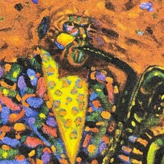 Vintage 1993 Chicago Jazz Music Festival Art Shirt Medium 19×28 Saxophone