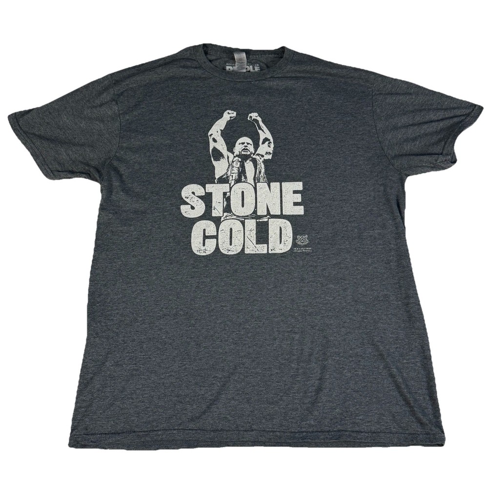 Stone Cold Steve Austin T Shirt Large WWE Wrestling Ripple Junction Unisex L Tee