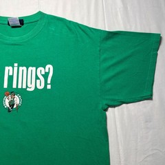 Boston Celtics Got Rings 2008 NBA Champions T Shirt Mens XL Green 17x Champs NBA