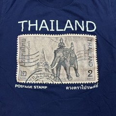 Thailand Postage Stamp T-Shirt Size L