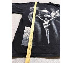 Celtic Frost To Mega Therion HR Giger Art Black Double Stitched T-Shirt Mens L