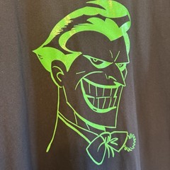 Men’s XL Joker Graphic Green & Black Tee Batman Dc Universe