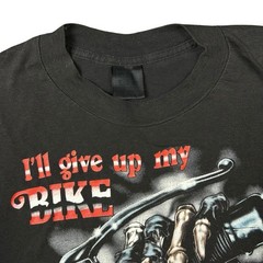 Vintage 90s Just Brass Rebel Rider 3D Emblem Tee