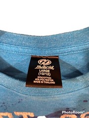 Hybrid Blue & White Short/Long Sleeve Athletic Dept Size Large 10/12