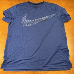 Nike Shirt Mens XL Blue Short Sleeve Pro Dri-Fit Performance Running Standard