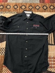 🟥🟥🟥 CARHARTT BRAND ENERGY SERVICES CANVAS LONG SLEEVE SHIRT MEN’S LARGE S207