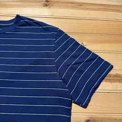 Oakley Regular Fit Horizontal Striped Pattern Surf Skate T-Shirt Men’s Large