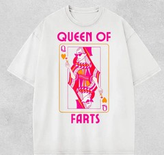 Queen of Farts shirt, Comfort Colors playful graphic tee, casual everyday wear