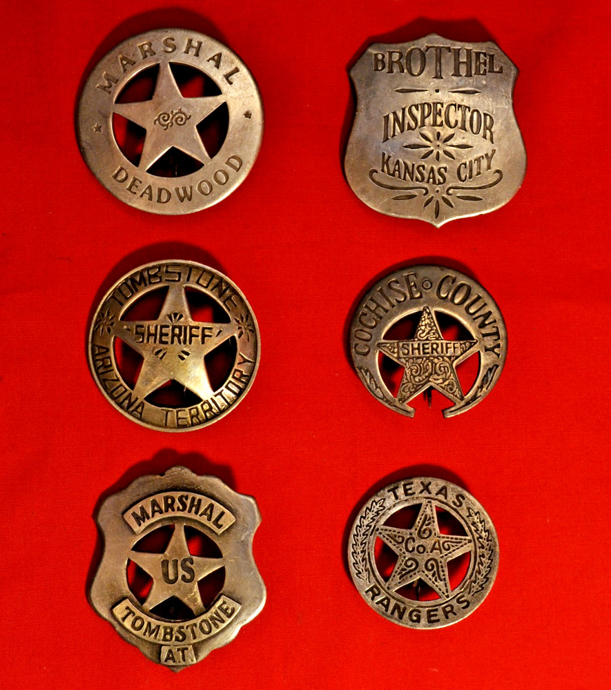 VICTORIAN BROTHEL & OLD WEST COWBOY BADGES YOUR CHOICE NICE REPLICAS FROM INDIA