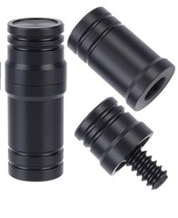 Y2Play Threaded Plastic 3/8 x 10 Joint Protectors – Black