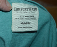 ACADIA NATIONAL PARK MAINE T SHIRT MENS MEDIUM Green ComfortWash Spun Cotton NEW