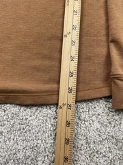 OR Outdoor Research Shirt Men’s Medium Brown Aberdeen Henley Knit Button Collar