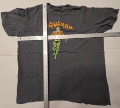 VTG 2006 Aquaman DC Comics Retro T-Shirt 2XL Distressed Gray Graphic