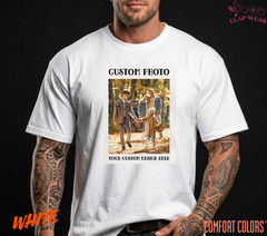 Unisex Photo Text Personalized T-Shirt ,Mens T shirt,Women T shirt,Vintage Gift