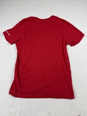 eBay Red T-Shirt Womens L Fits M Logo Graphic Tee Short Sleeve Casual