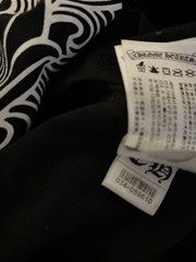 Chrome Hearts Black Long Sleeve Pocket Tee Logo horseshoe floral L Cotton