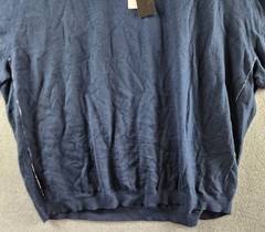 The Men’s Store at Bloomingdale’s Cashmere Blend Sweater Tee XXL True Navy S/S