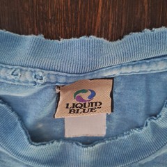 Grateful Dead Shirt Men Large Liquid Blue Vintage 90s Garcia Single Stitch A2