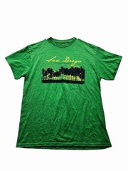 Vintage San Diego California USA MV Sport Green Souvenir T Shirt Men’s Size M