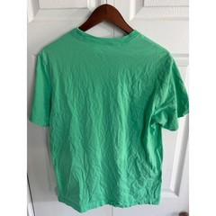Nike Men Green The Nike Tee Short Sleeve Embroidered Swoosh Logo T-Shirt Large