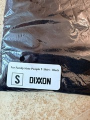 DIXXON Co Fur Family Black Tee T-Shirt Mens Small S I Hate People I Love My Dog