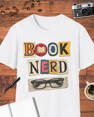 Book Nerd Glasses T-Shirt
