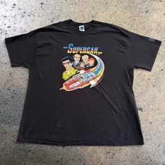 Vintage Comic T-shirt Mens 2XL Gerry Anderson Supercar TV Show Puppets