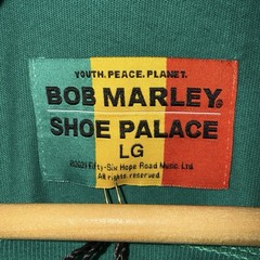 Bob Marley Shirt Mens Large L Green Shoe Palace Embroidered New With Tags