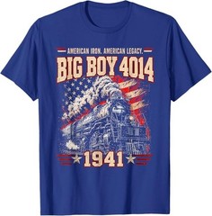 Big Boy 4014 Steam Engine Locomotive Train Vintage Railroad T-Shirt