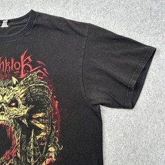 Vintage Dethklok Metalocalypse Tshirt Size Large Black World Tour Y2K